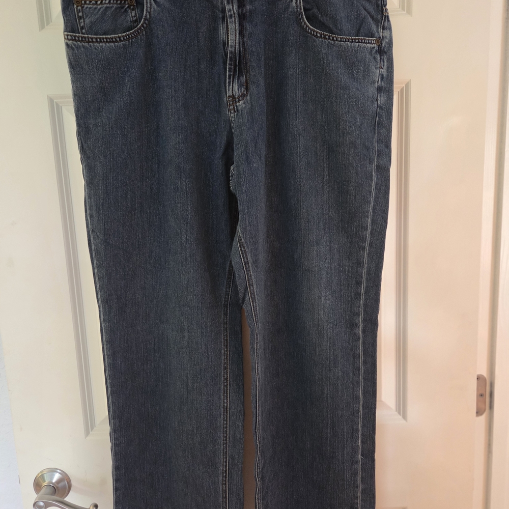 Tommy Bahama Dark Blue Men's Straight Leg Jeans 42 x 32